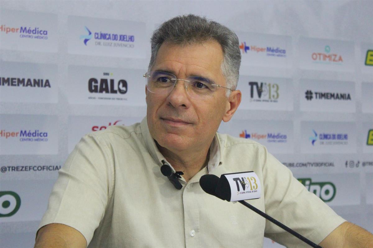 Artur Bolinha deve oficializar renúncia à presidência do Treze em coletiva nesta quarta (4)