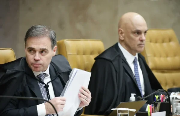 STF analisa nesta terça-feira (15) se Alexandre de Moraes pode ser investigado por mensagens atribuídas ao ministro e a Daniel Vorcaro.